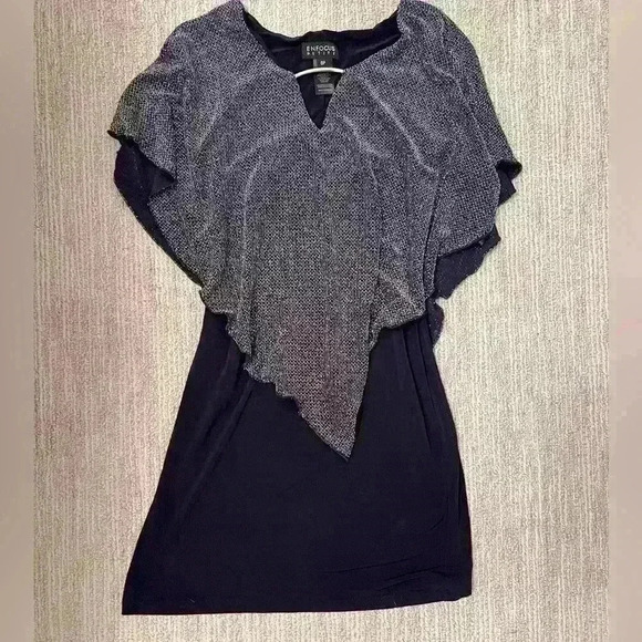 Navy and silver dress (6P) - Picture 1 of 2